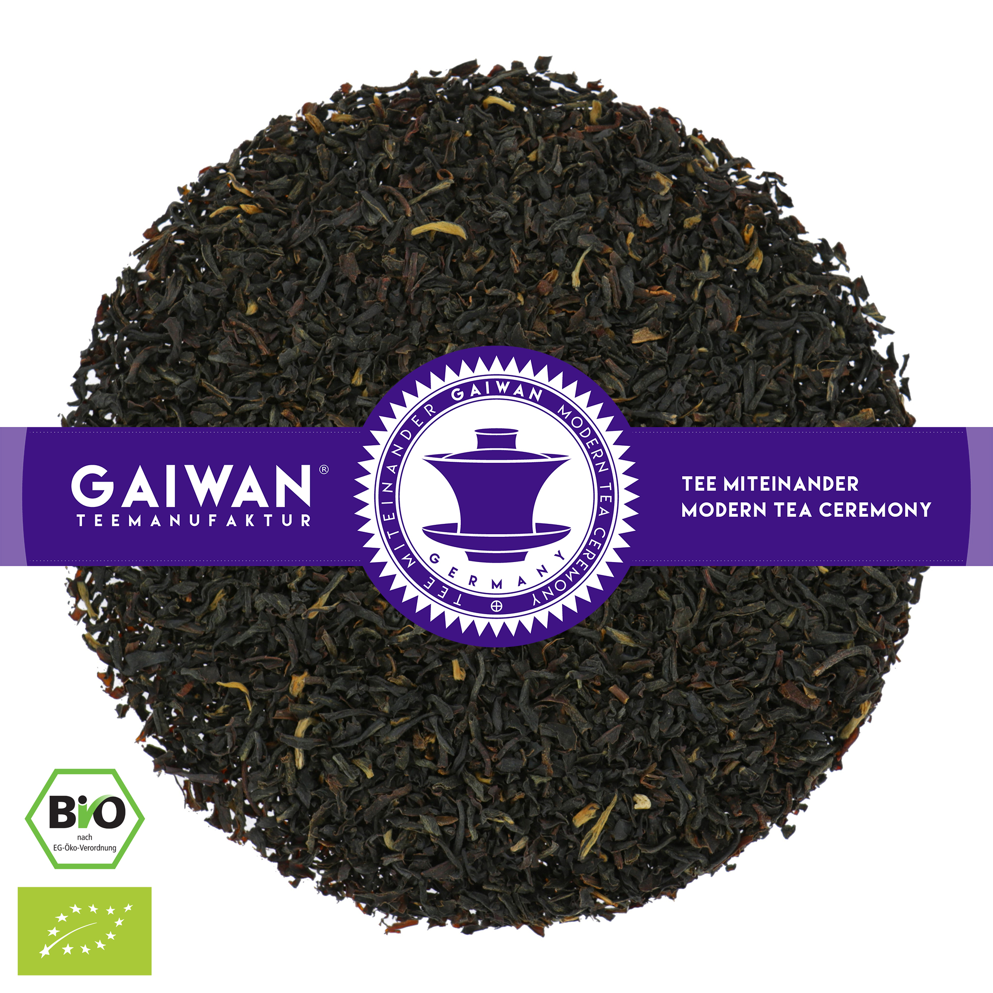 Assam Kopili-Fluss Goldspitzen GBOP - schwarzer Tee aus Indien, Bio - GAIWAN Tee Nr. 1147