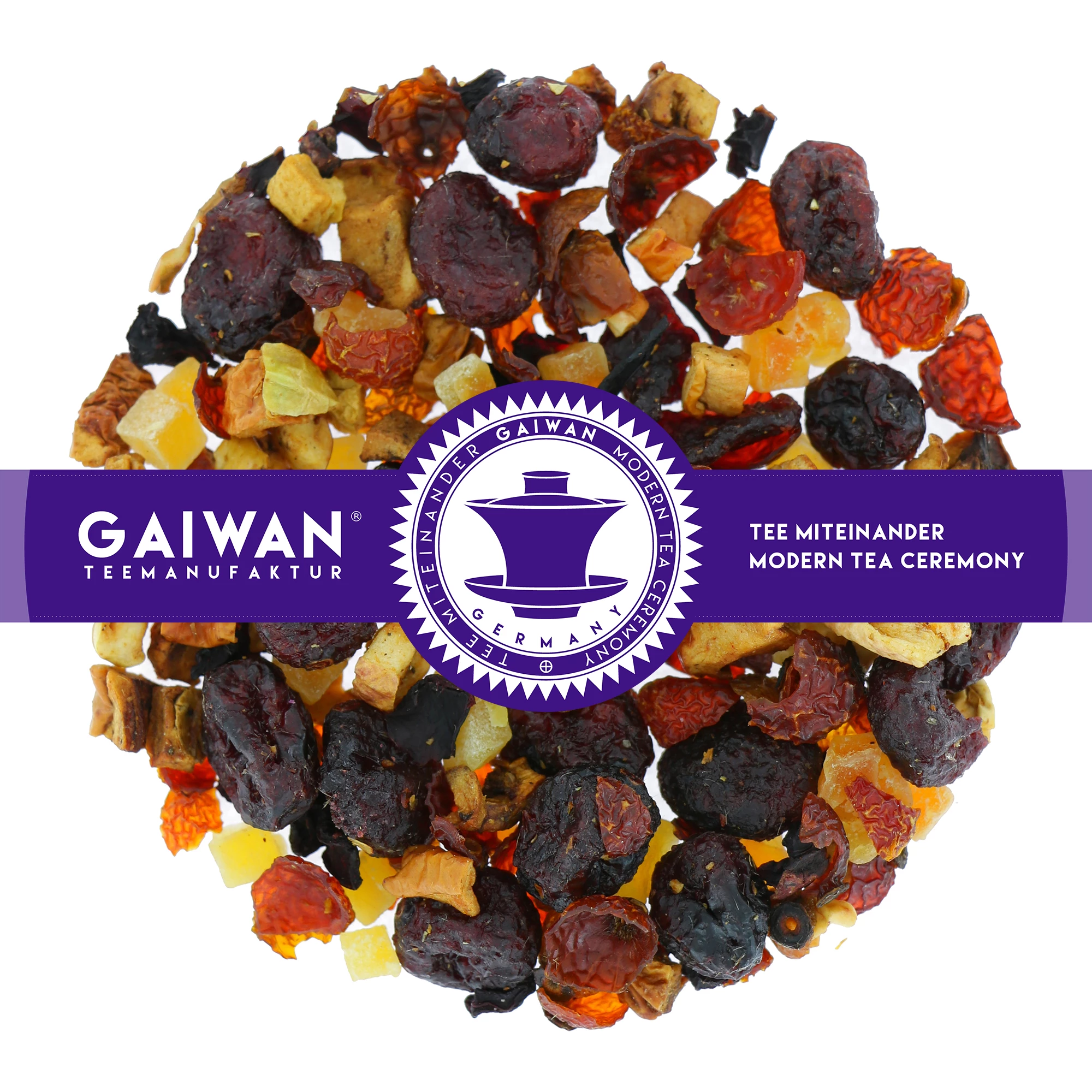 Nr. 1371: Früchtetee "Cranberry-Granatapfel" - GAIWAN® TEEMANUFAKTUR